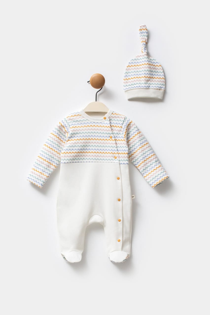 Zigzag Cotton Overall 100