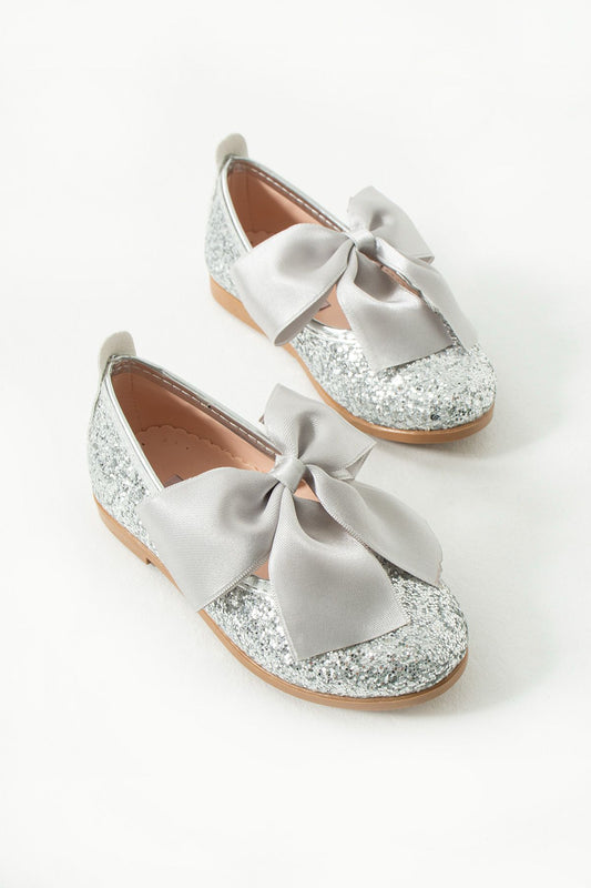 Ballerina Satin Bow Glittery