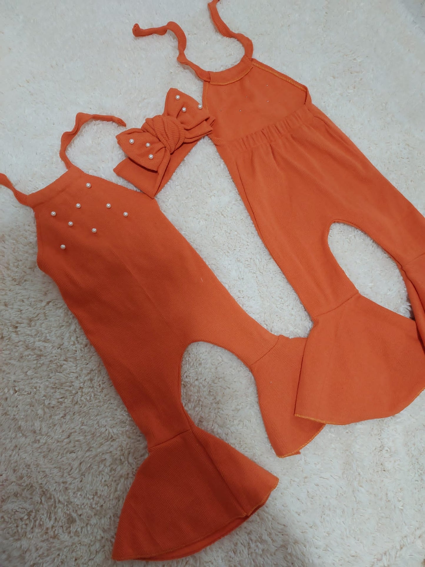 Wide legg Overall With Headband