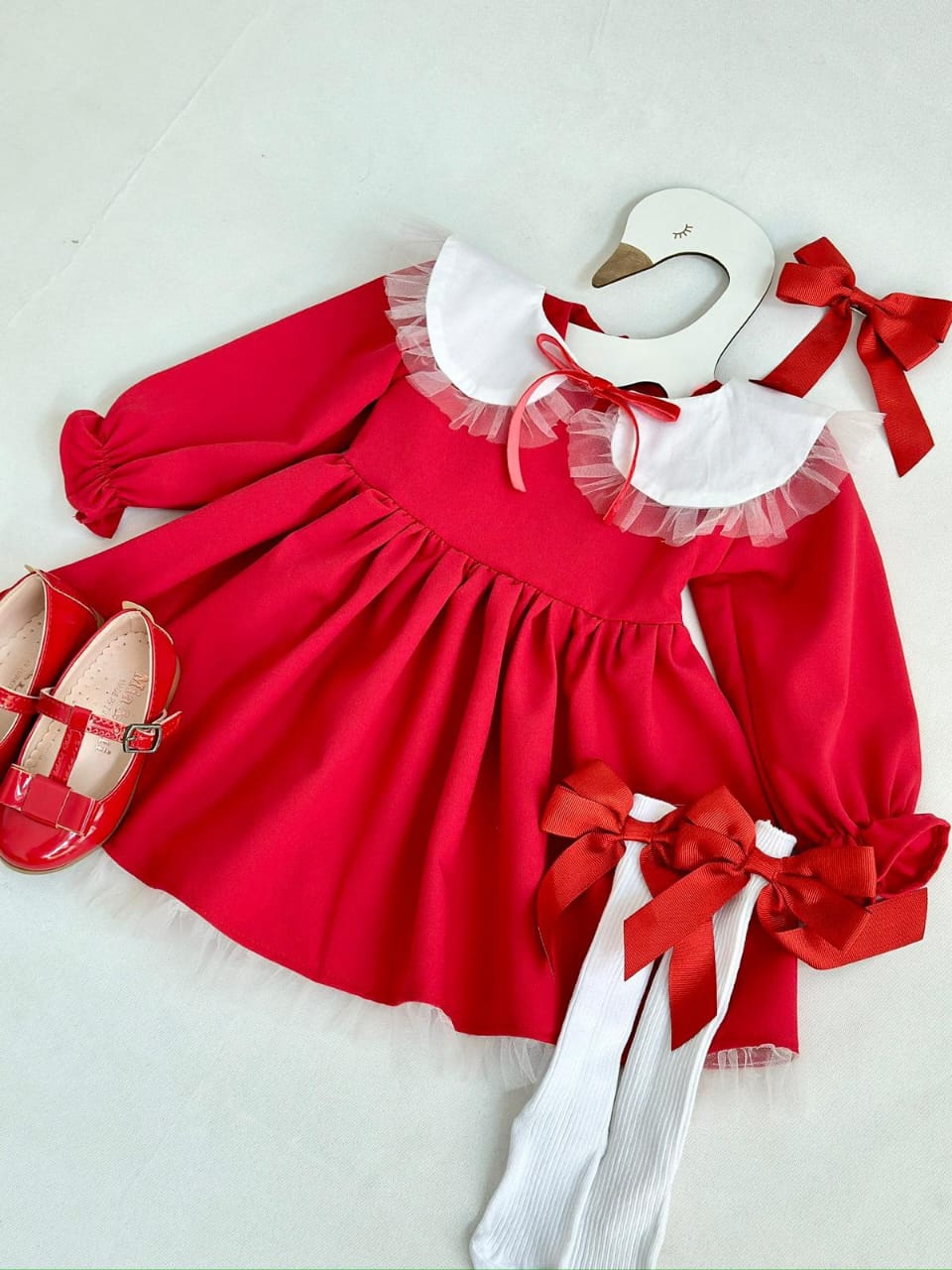 Dress With socks & Headpiece