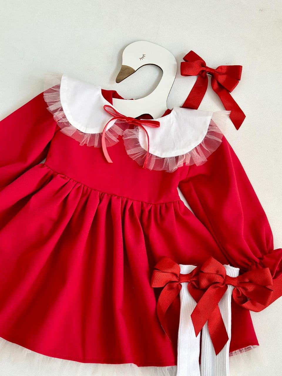 Dress With socks & Headpiece