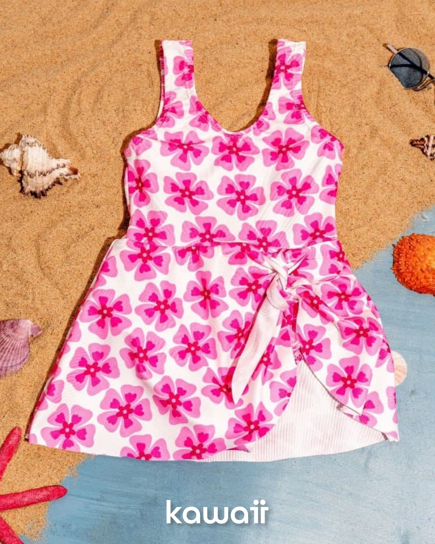 Swimsuit Flowers Dress