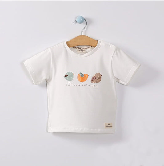 White Tshirt Birds
