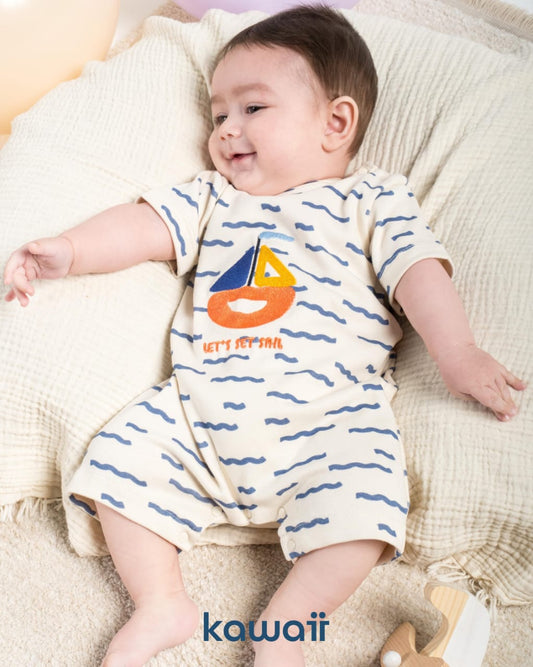 Cotton Boat Romper